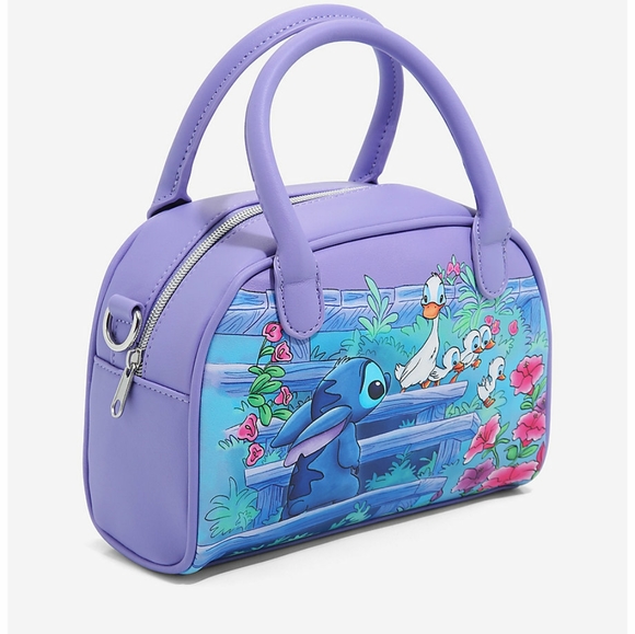 NWT Loungefly Lilo and Stitch Ducks Satchel - Picture 2 of 11